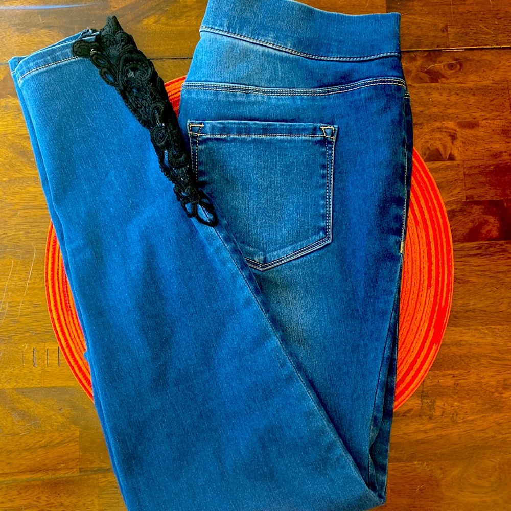 💙Jeggings with lace inserts💙
